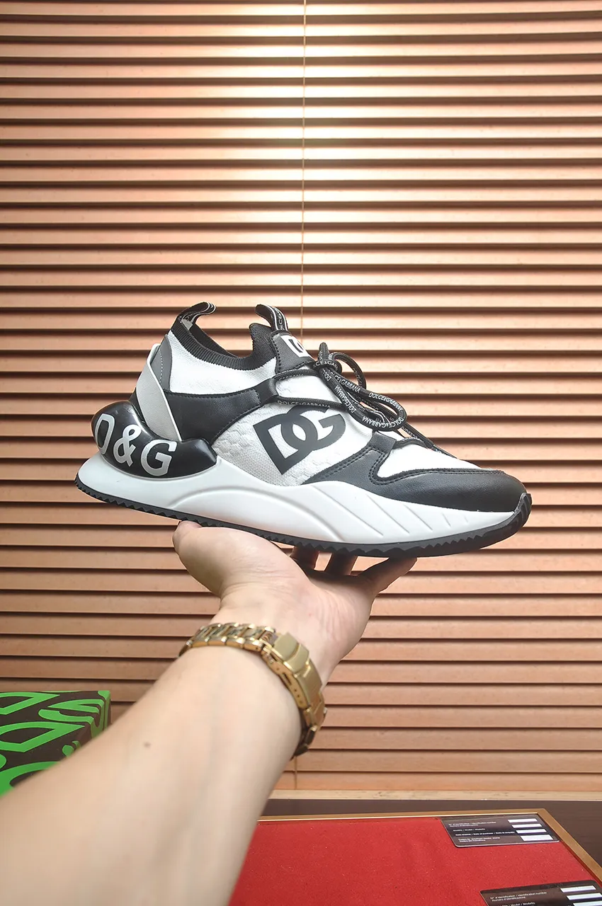 Men's shoes 💰480💶[D&G] High-end quality Product trademark: DG "Dolce & Gabbana*" low-top sneakers Product material: imported ^_^ cowhide upper, cotton silk lining, original outsole Regular size: 38-45 (45 customized)